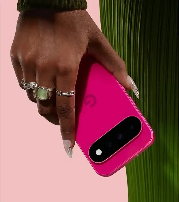 Google Pixel 11 Android Smartphone, Hibiscus, with 12GB RAM, 256GB Storage, Triple Rear Camera System and Punch-hole Front Camera, Slab Form Factor