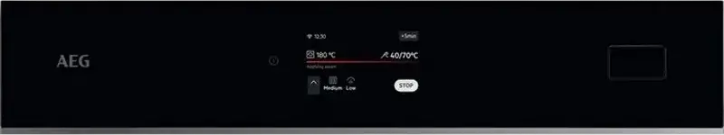 Cuptor Electric Încorporabil AEG TB8SB73ZAB 8000 MealAssist, 70L, Clasa A++, SteamPro, Steamify, SteamBoost, Sondă Alimentară, WiFi, Negru, 59.5cm