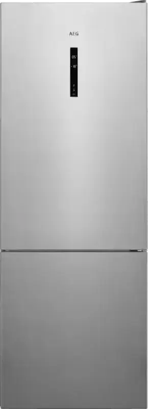 Frigider Combinat AEG ORC6M481EX Independent, No Frost, Volum Total 481L, Otel Inoxidabil, Congelator Jos, Display LED, 192x70x71.2 cm