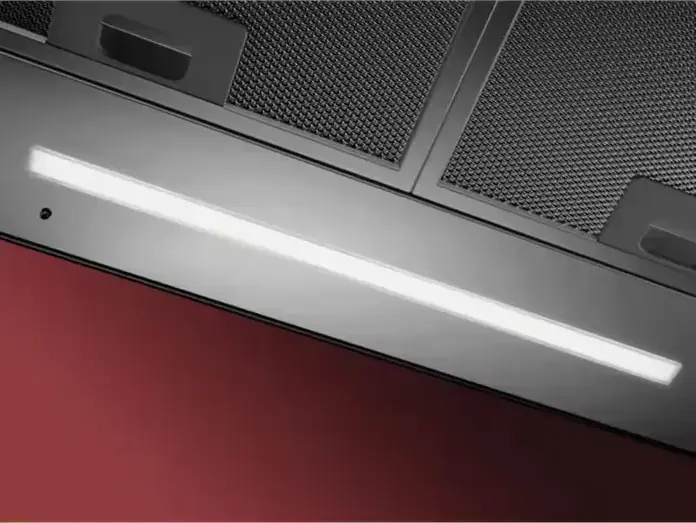 AEG GB67D61HL Built-in Chimney Hood, Wall Mounted, Silver, 730 m3/h Max Extraction, Hob2Hood Wireless Connectivity, Touch Control, LED Lighting