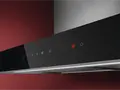 AEG GB67D61HL Built-in Chimney Hood, Wall Mounted, Silver, 730 m3/h Max Extraction, Hob2Hood Wireless Connectivity, Touch Control, LED Lighting