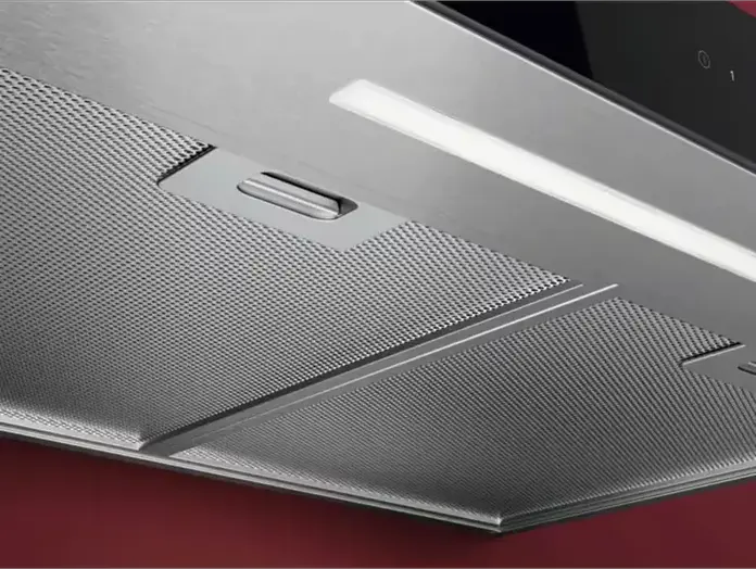 AEG GB67D61HL Built-in Chimney Hood, Wall Mounted, Silver, 730 m3/h Max Extraction, Hob2Hood Wireless Connectivity, Touch Control, LED Lighting