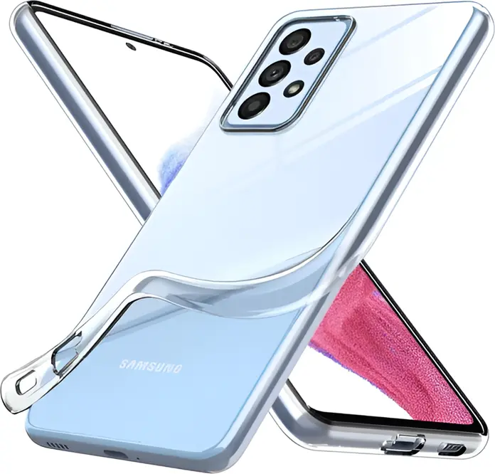 Helmet Case TPU Soft Samsung A53, Clear
