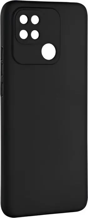 Husa Helmet din Silicon Lichid pentru Xiaomi Redmi 10C, 6.71 inch, Negru, Protectie Shock-resistant Mata cu Textura de Catifea, Slim si Anti-alunecare