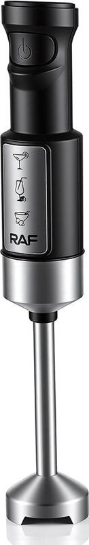 Set Blender Vertical Raf R.3028 de 4 piese, 400W, Lame din Otel Inoxidabil, Becher 1000ml, Bol Tocat 500ml, Argintiu