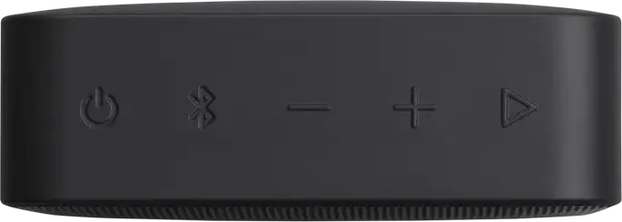 JBL GO Essential 2 Portable Bluetooth Speaker, Black, USB-C Charging, Compact Rectangular Design with Fabric Grille