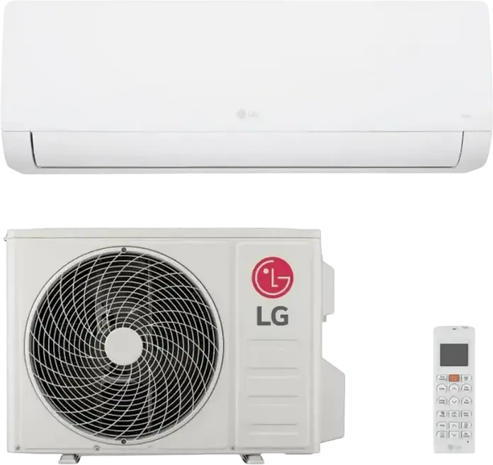 Aparat de Aer Conditionat Split LG WZ AWN, 24,000 BTU/h, Alb, cu Afisaj Digital, Set de 3 piese: Unitate Interiora, Unitate Exterioara, Telecomanda