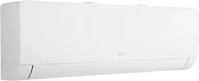 LG WZ AWN Split Air Conditioner, 12,000 BTU/h, White, with Digital Display, Set of 3: Indoor Unit, Outdoor Unit, Remote Control