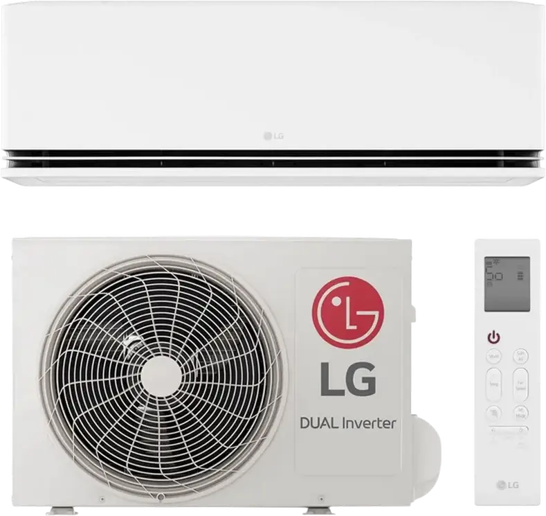 Сплит-система LG H18S1D Dual Inverter, 18000 BTU, Охлаждение 5кВт, Обогрев 5.8кВт, Класс Энергоэффективности A+++, Wi-Fi ThinQ, R-32, Белый, до 50м2