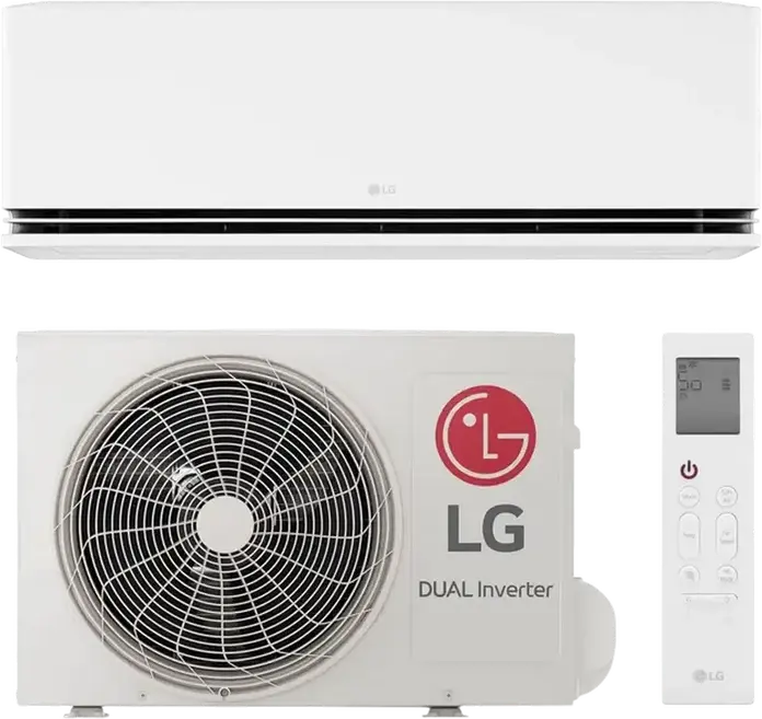 Сплит-система LG H18S1D Dual Inverter, 18000 BTU, Охлаждение 5кВт, Обогрев 5.8кВт, Класс Энергоэффективности A+++, Wi-Fi ThinQ, R-32, Белый, до 50м2