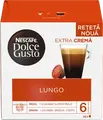 Nescafe Dolce Gusto Lungo Coffee Capsules, Set of 16, Premium Arabica, Intensity 6, Extra Crema, 120 ml Serving Size