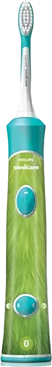 Philips Sonicare For Kids HX6322/04 Sonic Electric Toothbrush for Children, 31,000 Vibrations/min, Bluetooth Connectivity, Set of 1 Handle and 2 Brush Heads