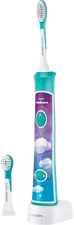 Periuța de dinți electrică sonică PHILIPS Sonicare For Kids HX6322/04, Turcoaz