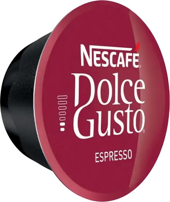 Nescafe Dolce Gusto Espresso Coffee Capsules, Intensity: Espresso, 100% Responsibly Sourced, Compatible with Dolce Gusto Machines, Set of 16 Capsules
