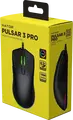 Hator Pulsar 3 Pro HTM620 Wired Gaming Mouse, 26000 DPI Optical Sensor, 6 Buttons, RGB Lighting, 62g Lightweight Ergonomic Design, Black