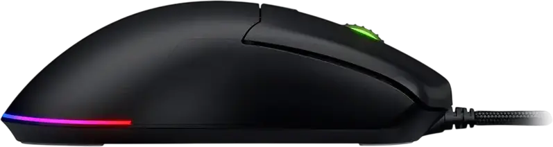 Hator Pulsar 3 Pro HTM620 Wired Gaming Mouse, 26000 DPI Optical Sensor, 6 Buttons, RGB Lighting, 62g Lightweight Ergonomic Design, Black