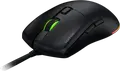 Hator Pulsar 3 Pro HTM620 Wired Gaming Mouse, 26000 DPI Optical Sensor, 6 Buttons, RGB Lighting, 62g Lightweight Ergonomic Design, Black