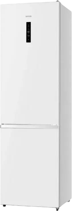 Холодильник Gorenje NRK620EABK4 G600 с нижней морозильной камерой, AdvancedNoFrost, общий объем 336 л, цвет Белый, LED-дисплей, 200.4x59.5x59 см