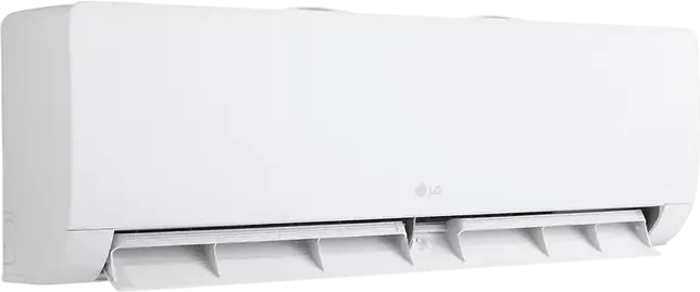 LG WZ AWN Split Air Conditioner, 18,000 BTU/h, White, with Digital Display, Set of 3: Indoor Unit, Outdoor Unit, Remote Control