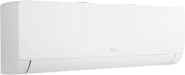 LG WZ AWN Split Air Conditioner, 18,000 BTU/h, White, with Digital Display, Set of 3: Indoor Unit, Outdoor Unit, Remote Control