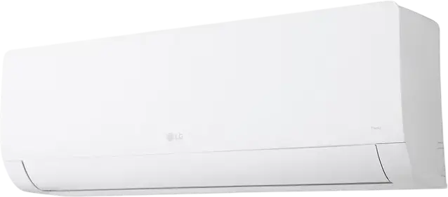 LG WZ AWN Split Air Conditioner, 18,000 BTU/h, White, with Digital Display, Set of 3: Indoor Unit, Outdoor Unit, Remote Control