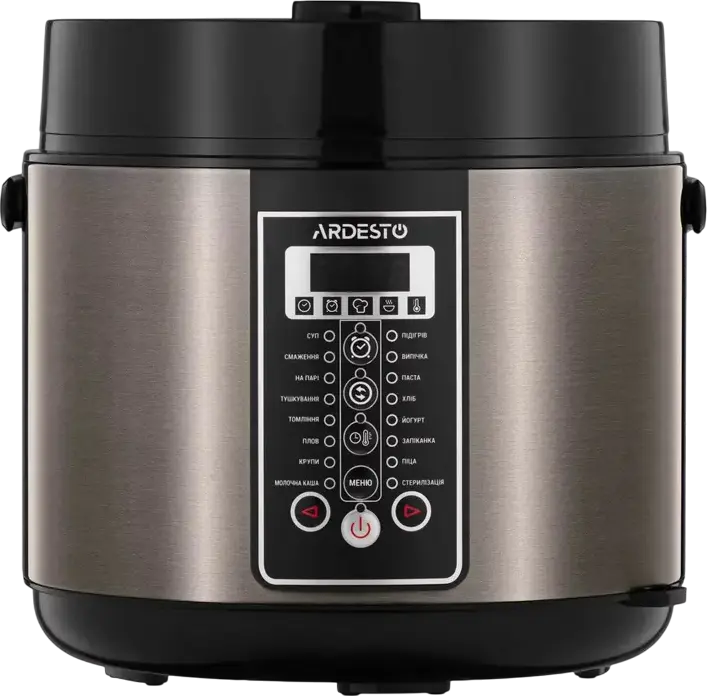Ardesto MC-P17BRZ Multifunctional Multicooker, 5L Non-stick Bowl, 860W, 17 Automatic Programs, Digital Display, Bronze/Black