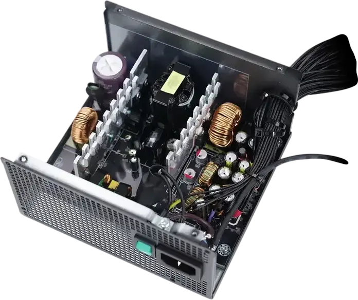 Блок питания Deepcool GamerStorm PF750X 750W ATX, сертификация 80 Plus Bronze, вентилятор 120мм, немодульные плоские кабели, Active PFC, DC-DC, черный