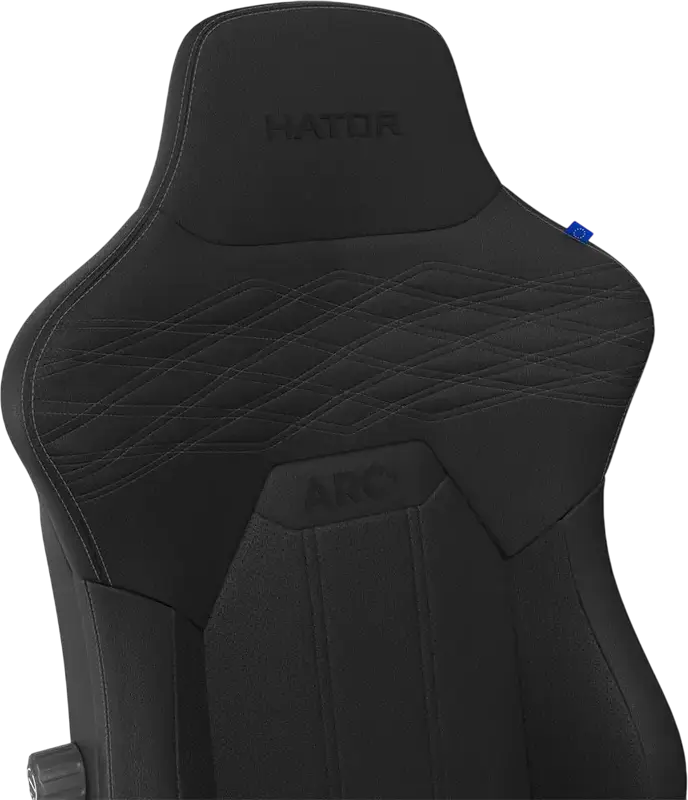 Scaun Gaming HATOR Arc 4 XXL, Negru, Material Textil si Piele PU, Cotiere Ajustabile 6D, Lift Gas Class 4, Baza Aluminiu, Suporta pana la 180 kg
