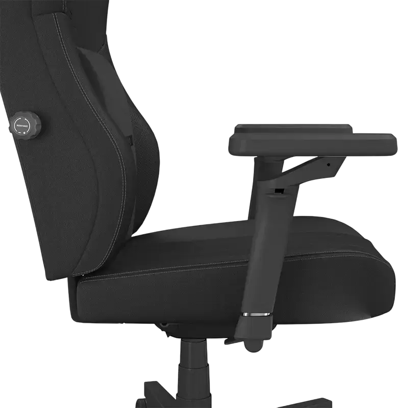 Scaun Gaming HATOR Arc 4 XXL, Negru, Material Textil si Piele PU, Cotiere Ajustabile 6D, Lift Gas Class 4, Baza Aluminiu, Suporta pana la 180 kg