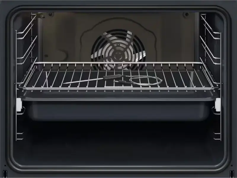 AEG OA5CB31SM 5000 SurroundCook Electric Built-in Oven, 72L, Class A, SteamBake, Catalytic Cleaning, Grey Stainless Steel, with Cooking Probe