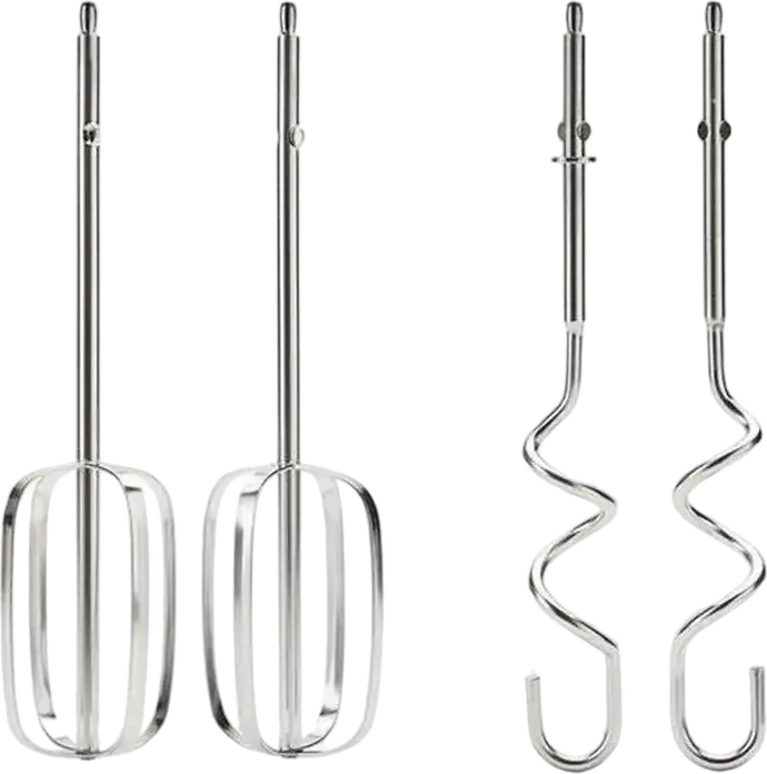 Ручной миксер Kenwood QuickMix HMP30.A0BK, 450 Вт, 5 скоростей с турбо-режимом, черный пластиковый корпус, набор из 4 насадок (2 венчика, 2 крюка для теста)