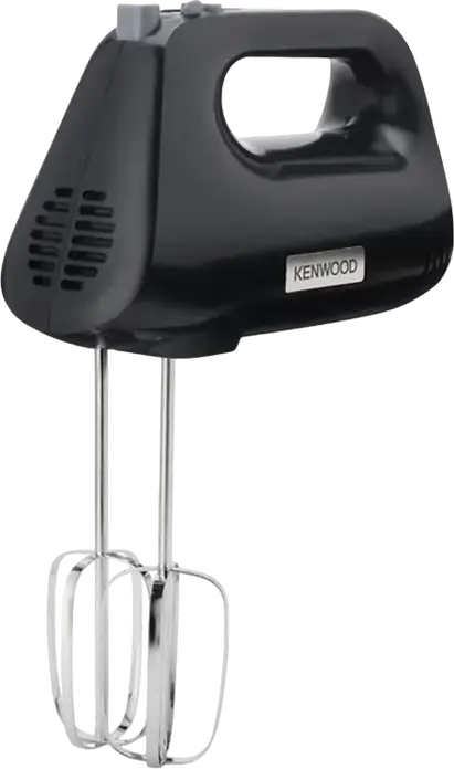Ручной миксер Kenwood QuickMix HMP30.A0BK, 450 Вт, 5 скоростей с турбо-режимом, черный пластиковый корпус, набор из 4 насадок (2 венчика, 2 крюка для теста)
