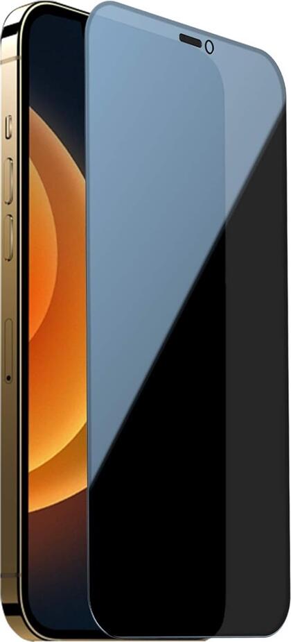 Protectie Ecran Nillkin Tempered Glass Guardian Privacy Full Coverage pentru iPhone 12 Pro Max, Rezistenta la Zgarieturi si Socuri, Negru