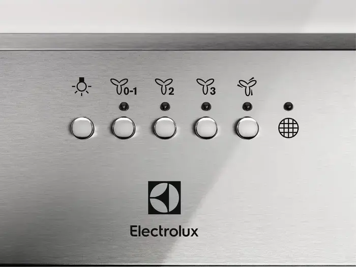 Встраиваемая вытяжка Electrolux LFG716, Цвет: Нержавеющая сталь, 54 см, Производительность 700 м3/ч, Функция Hob2Hood 600, LED-освещение, Класс энергопотребления A