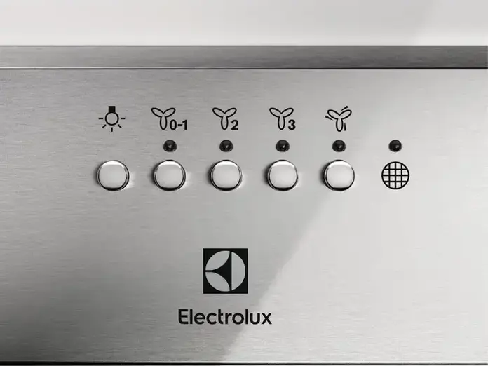 Встраиваемая вытяжка Electrolux LFG716, Цвет: Нержавеющая сталь, 54 см, Производительность 700 м3/ч, Функция Hob2Hood 600, LED-освещение, Класс энергопотребления A