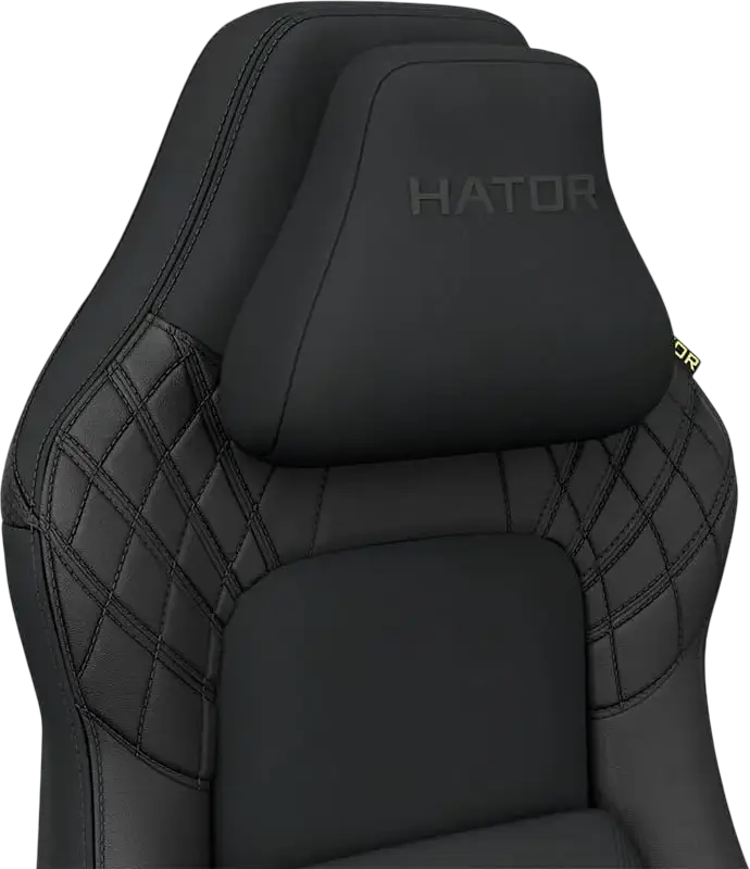 HATOR Darkside 3L PRO HTC3219L Gaming Chair, Black Velour and PU, 4D Armrests, Class 4 Gas Lift, Aluminum Base, Max Load 130 kg