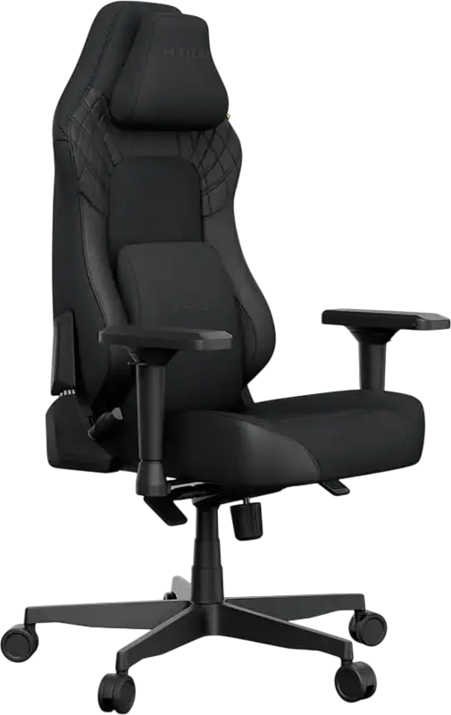 HATOR Darkside 3L PRO HTC3219L Gaming Chair, Black Velour and PU, 4D Armrests, Class 4 Gas Lift, Aluminum Base, Max Load 130 kg