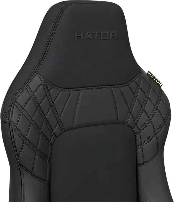 HATOR Darkside 3L PRO HTC3219L Gaming Chair, Black Velour and PU, 4D Armrests, Class 4 Gas Lift, Aluminum Base, Max Load 130 kg
