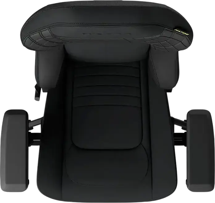 HATOR Darkside 3L PRO HTC3219L Gaming Chair, Black Velour and PU, 4D Armrests, Class 4 Gas Lift, Aluminum Base, Max Load 130 kg