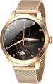 Smartwatch Maxcom FW42 Gold, Ecran TFT 1.09 inch, Carcasă Oțel Inoxidabil, IP68 Rezistent la Apă, Puls, SpO2, Tensiune Arterială, Bluetooth, Android/iOS