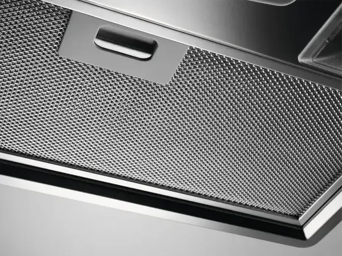 AEG DGB3523S Built-in Integrated Hood, Grey, 330 m3/h Extraction, 3 Speed Levels, LED Lighting, 150mm Duct, Exhaust and Recirculation Modes