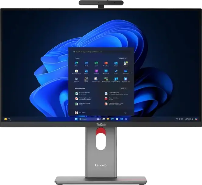 Lenovo ThinkCentre M90a Pro Gen 6 All-in-One PC, 27" WQHD IPS, Intel Core Ultra 5 235, 16GB DDR5, 1TB SSD, NVIDIA GeForce RTX 4050 6GB, Win 11 Pro