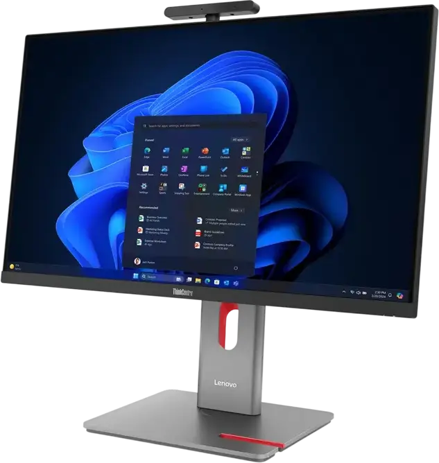 Lenovo ThinkCentre M90a Pro Gen 6 All-in-One PC, 27" WQHD IPS, Intel Core Ultra 5 235, 16GB DDR5, 1TB SSD, NVIDIA GeForce RTX 4050 6GB, Win 11 Pro