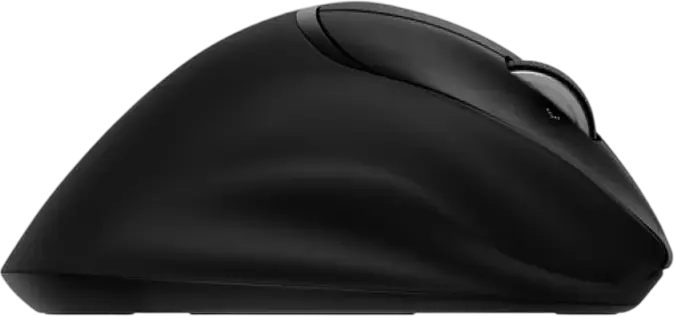 HP 720M Vertical Ergonomic Mouse, Wireless 2.4GHz & Bluetooth, 6000 DPI Optical Sensor, 7 Buttons, USB-C Rechargeable, Black, for Windows MacOS Android