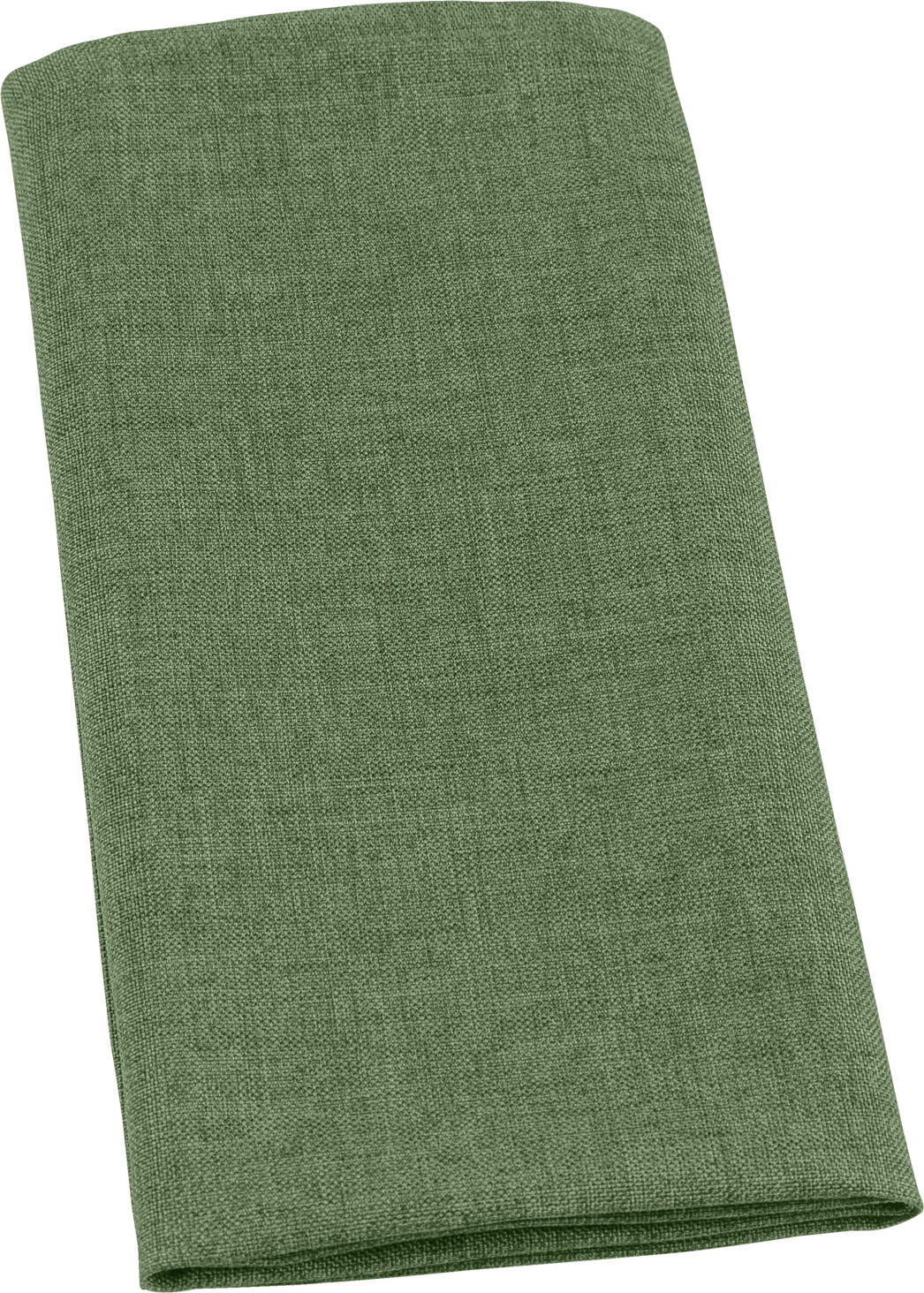 Набор из 6 салфеток LUSINI Solutions GmbH Napkin Nova, 50x50 см, 100% полиэстер, темно-зеленый, эффект льна, OEKO-TEX Standard 100, износостойкие