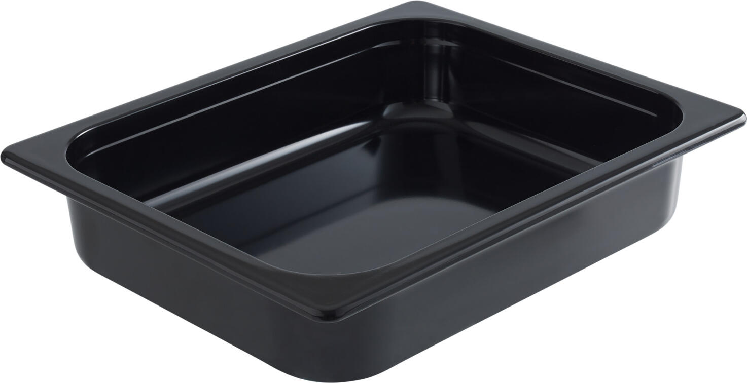 Set de 6 piese Vitrină pentru bufet VEGA Portland high, Bază GN 1/1, Oțel vopsit electrostatic și Capac roll-top Tritan, 55.4x35.2x29.9 cm