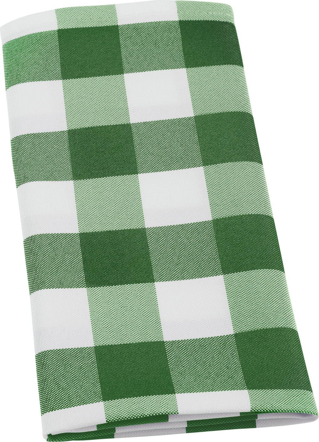 Servete textile LUSINI Solutions GmbH Countryline, 100% poliester, 50x50 cm, model carouri verde, OEKO-TEX Standard 100, set de 6 piese