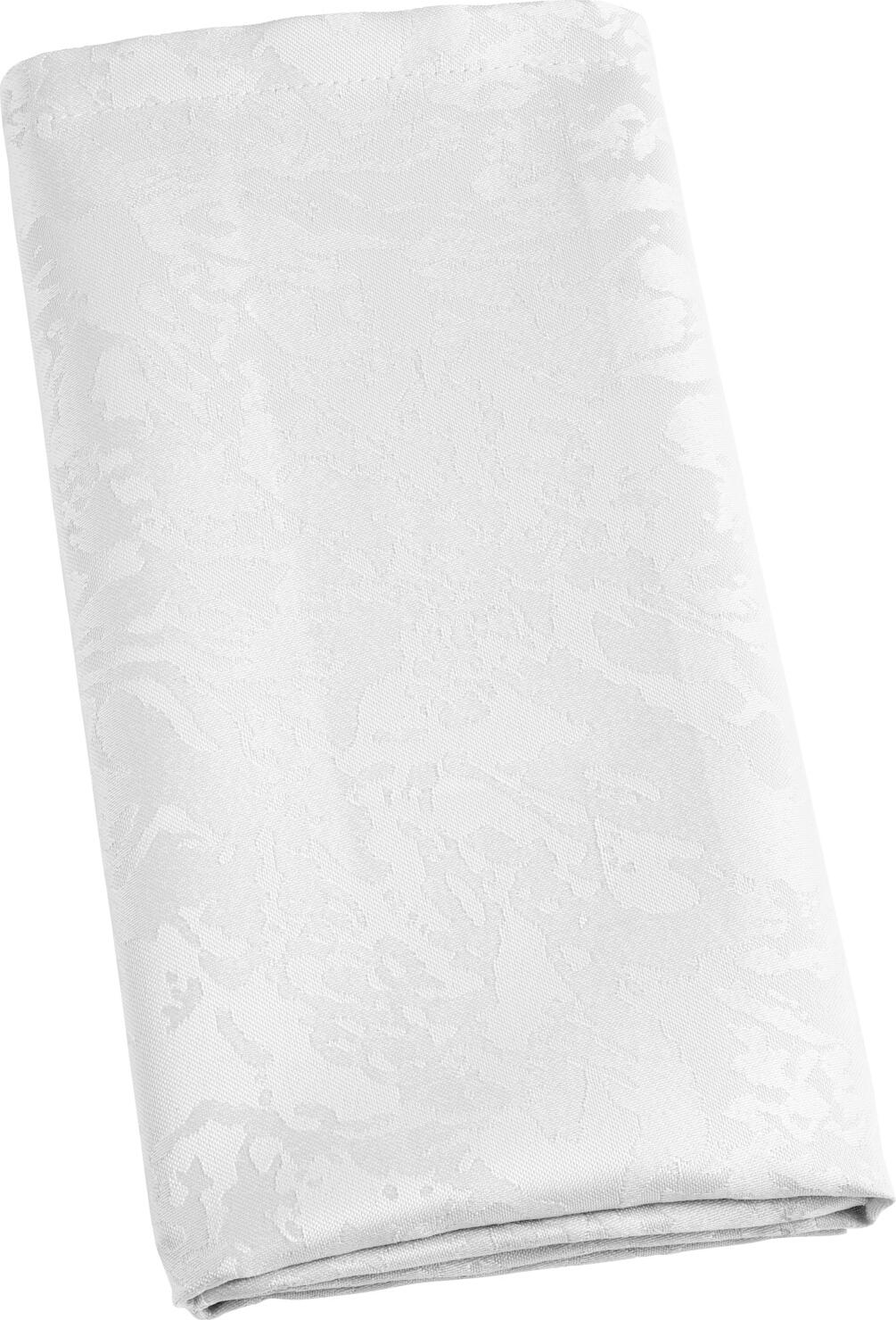 Pulsiva Marmor Cloth Napkins, Set of 6, White Marble Pattern, 100% Polyester, 50x50 cm, OEKO-TEX Standard 100, Durable Silk Shimmer