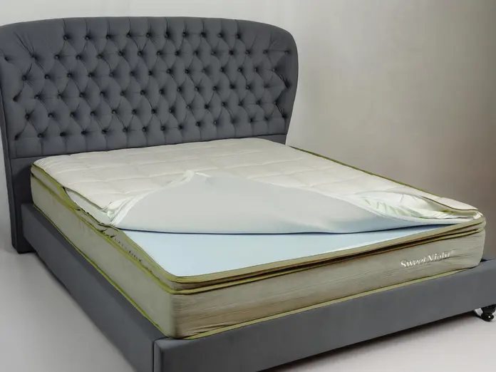 SweetNight Flat Comfort Orthopedic Mattress, 180x200x30 cm, Pocket Springs with 5 Zones, Memory Foam with Green Tea, Latex and Coconut Fiber