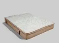 SweetNight Flat Lux Orthopedic Mattress, 160x200x32 cm, Medium Firm, 5-Zone Pocket Springs, Green Tea Memory Foam, Latex, Pressure Relief